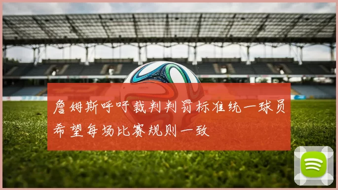 詹姆斯呼吁裁判判罚标准统一球员希望每场比赛规则一致